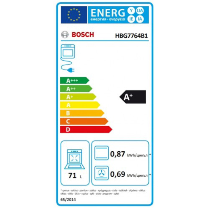 Fournos Entoixizomenos Bosch HBG7764B1